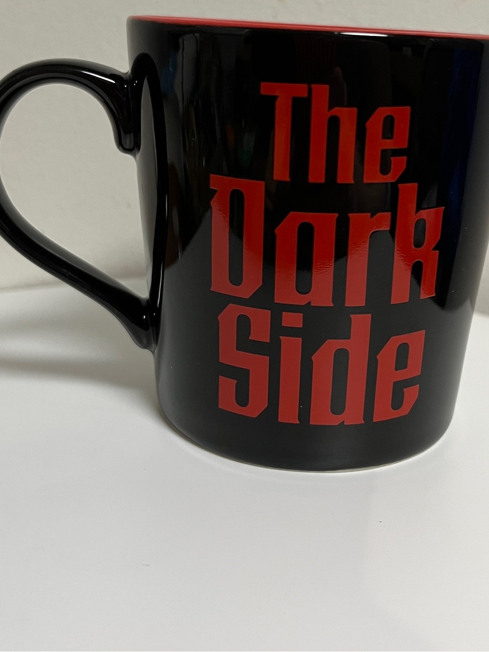 Black and Red Darth Vader Ceramic Mug - Home Office coffee/tea mug - Picture 3 of 5
